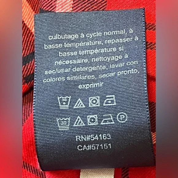 Tommy Hilfiger Plaid Long Sleeve Shirt Women's Large - Picture 6 of 12